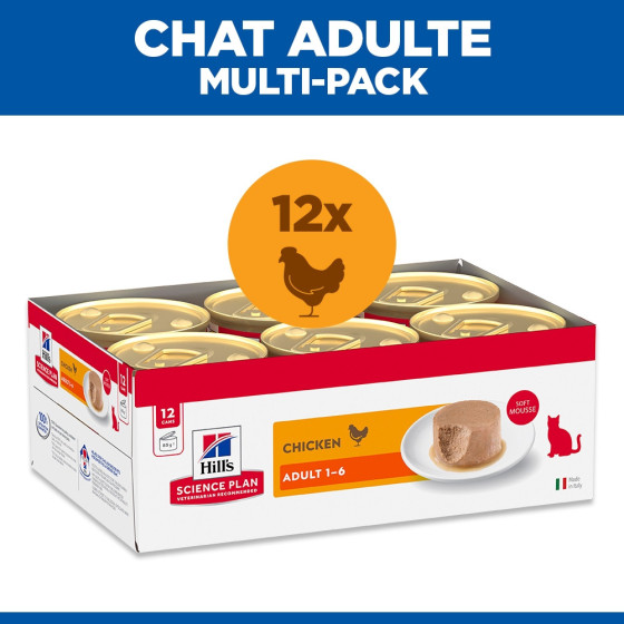 Hill's Feline Boite Mousse Poulet 12x85gr
