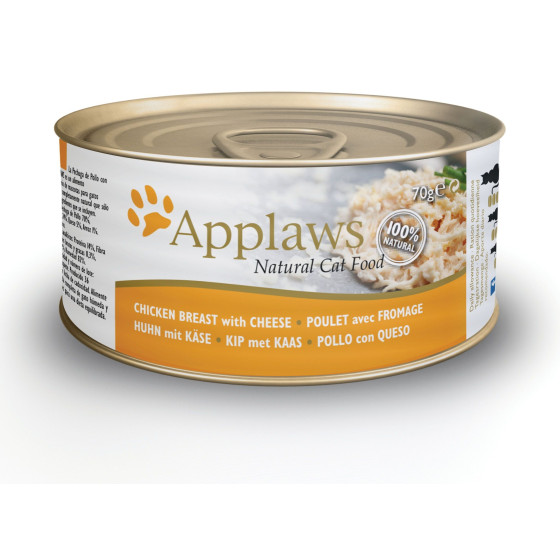 Applaws cat food in a box chicken fillet & cheese 70g