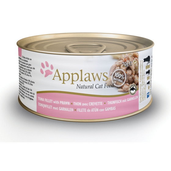 Cat food in a box applaws tuna and shrimp 70 g