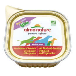Almo Nature dog, Bio Paté 100g Boeuf et légumes