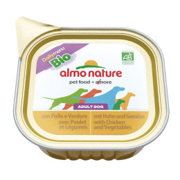 Almo Nature dog, Bio Paté 100g Poulet et légumes
