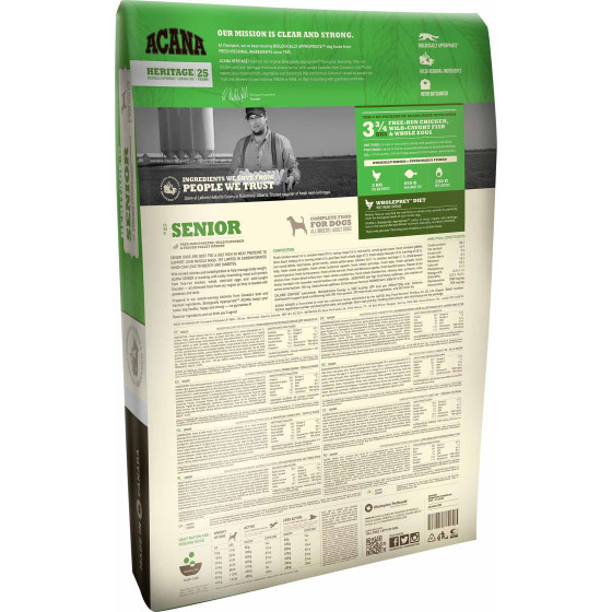 Aliment pour chien ACANA dog senior 11.4kg