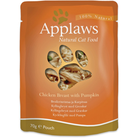 Applaws chicken and pumpkin cat food 70gr sachet