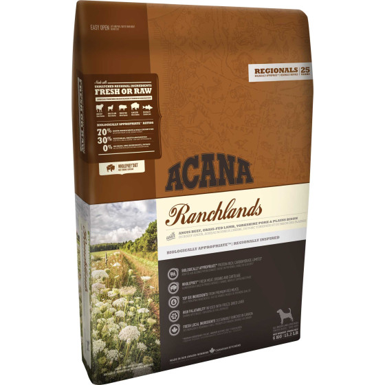 Food for dogs ACANA ranchland 2kg
