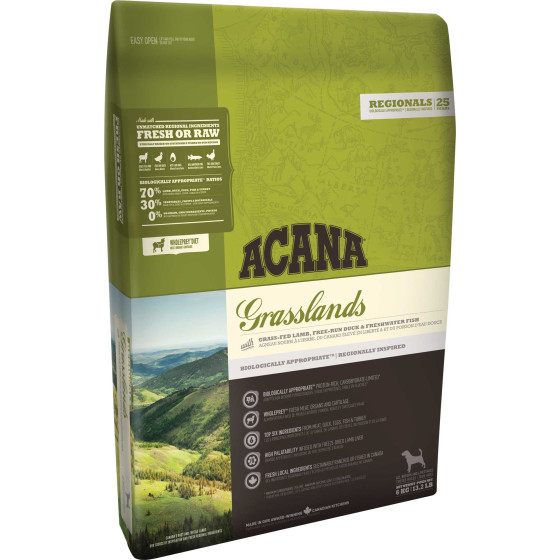 Aliment pour chien ACANA Adult Grassland 11.4kg