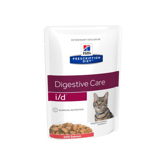 Prescription Diet™ i/d™ Feline Tender Chunks in Gravy with Saumon 4x(12x85gr)