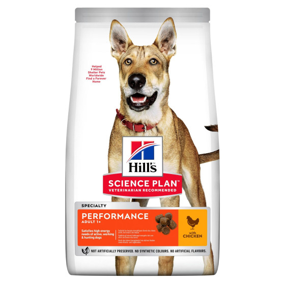 Hill's canine adult performance 14kg (Period 3-5 days)