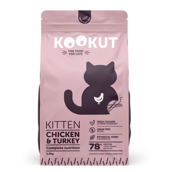Kookut Cat Kitten 1.5 kg