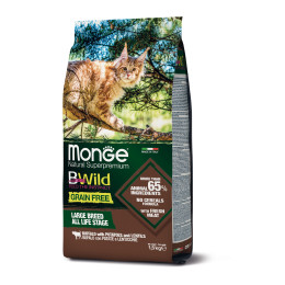 Monge Cat BWild GF WIDE Buffalo 1.5 kg