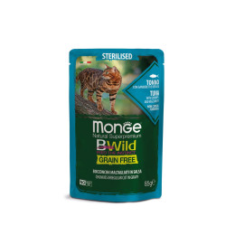 Monge Cat Bwild GF Sterilised Tuna 28x85g