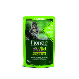 Monge Cat Bwild GF Sterilised Boar 28x85g