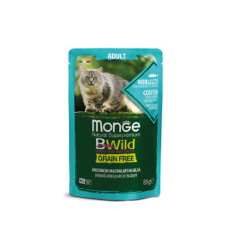 Monge Cat Bwild GF Adult Codfish 28x85g