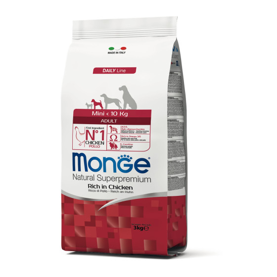 Monge Dog Adult Mini Chicken 3kg