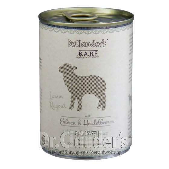 Dr Clauder's Dog Boite Lamb 400gr
