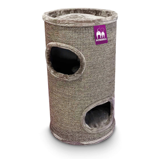Petrebels Tower scratching post Champions Only Dome 80 brown