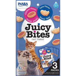 Inaba Juicy Bites Poulet / Thon 3x11.3g