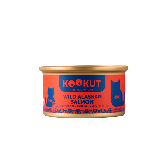 Kookut Cat Saumon d'Alaska 70gr