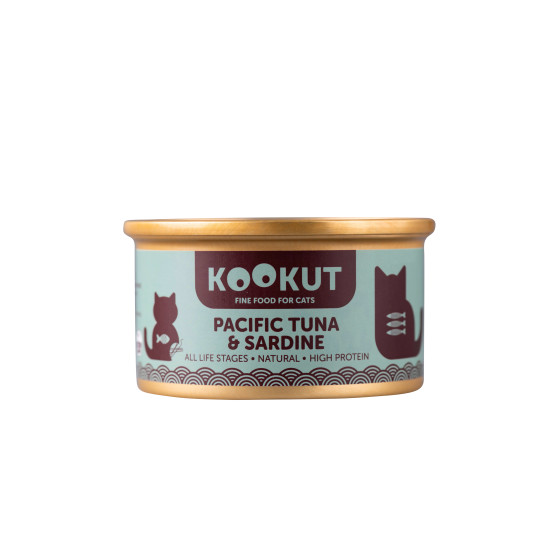 Kookut Cat Pacific Tuna & Sardine 70gr