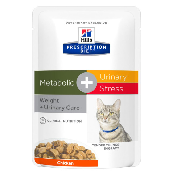 Prescription Diet™ c/d™ Feline Urinary Stress + Metabolic 4x12x85gr