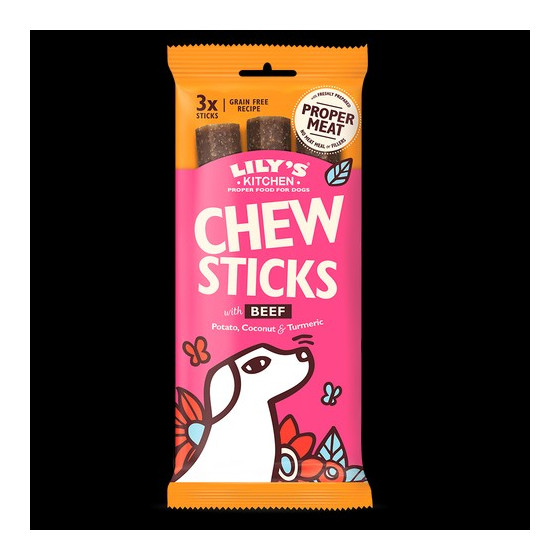 Lily's Kitchen Dog Chew Sticks Beef 120gr