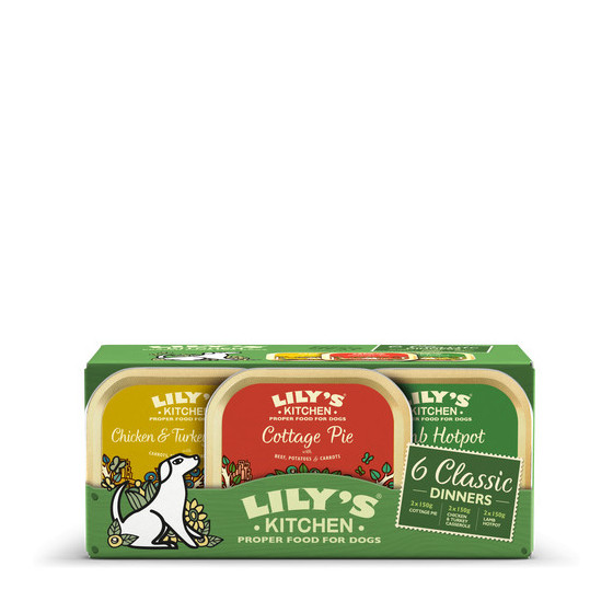 Lily's Kitchen Dog Multipack Classic Dinner 6x150gr