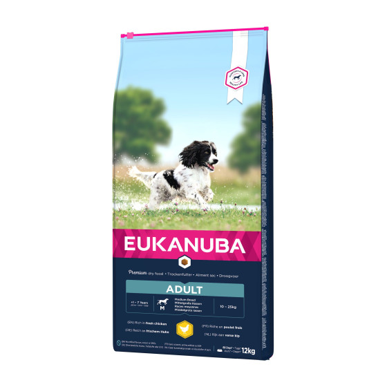 Eukanuba dog adulte Medium Active 12kg