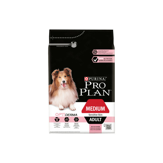 ProPlan Medium Sensitive Skin Dog Food With Salmon 3kg