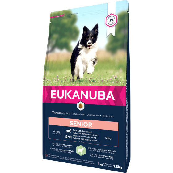 Eukanuba dog mature&Senior S/M Lamb & Rice 12Kg