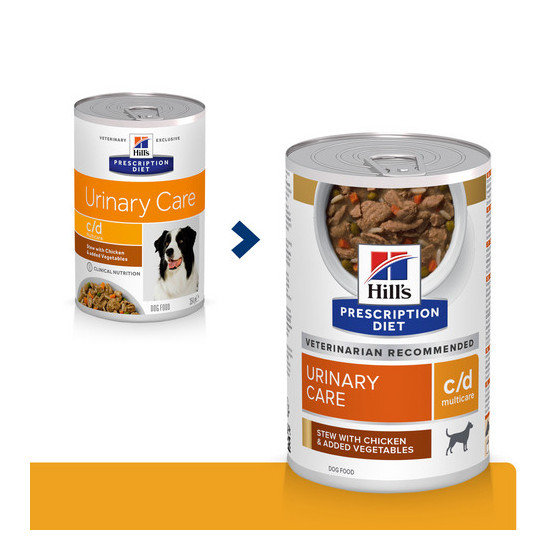 Prescription Diet™ c/d™ Multicare Canine in Slow Cooker Box Chicken Vegetables 12x354gr