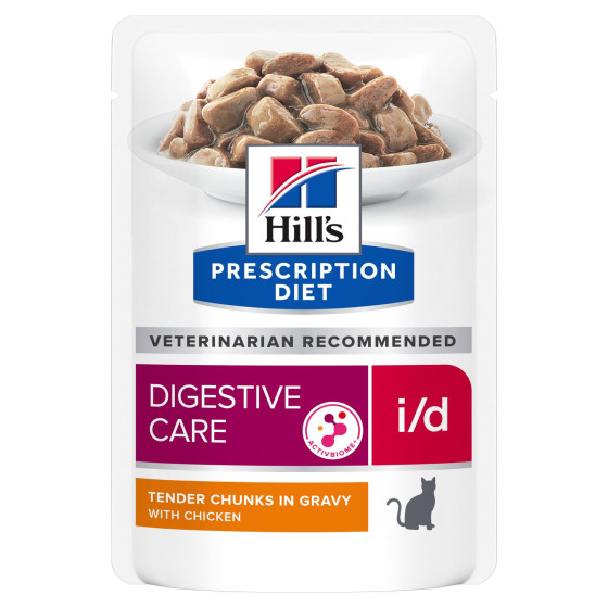 Prescription Diet™ Feline i/d™ Poulet 4x(12x85gr)