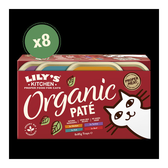 Lily's Kitchen Cat Organic Multipack 8x85gr