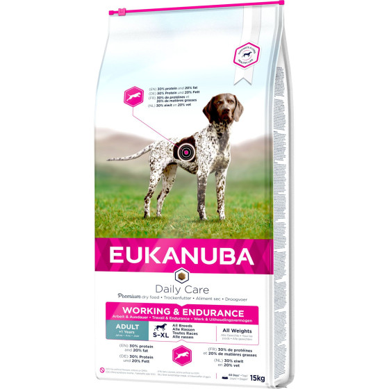 Eukanuba dog adult Working & Endurance 15Kg (Delay 3 to 7 days)