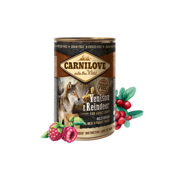 Carnilove Can Adult Cerf Renne 6x400g  (sur commande)