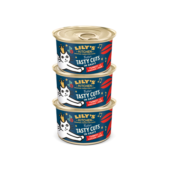 Lily's Kitchen Cat Trio bouchées Noel 3x85gr