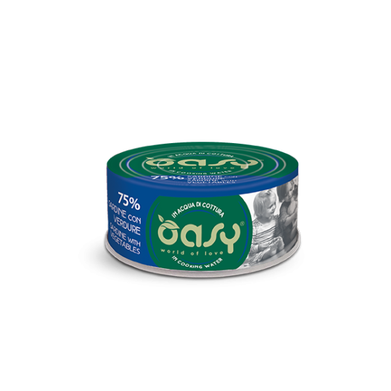 Oasy Cat More Love Sardine and Vegetables Box 70gr