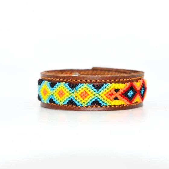 Kinaku Suytun leather friendship bracelet