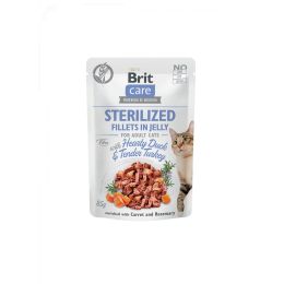 BRIT CARE Feline Jelly Duck & Turkey - Sterilized 85gr