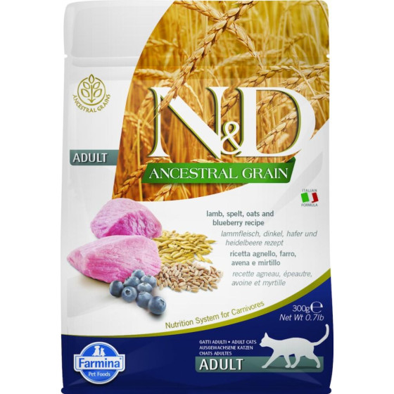 Farmina Cat Ancestral Lamb, Spelt & Blueberry 300gr