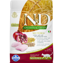 Farmina Cat Ancestral Neutered Chicken, Spelt & Pomegranate 300gr