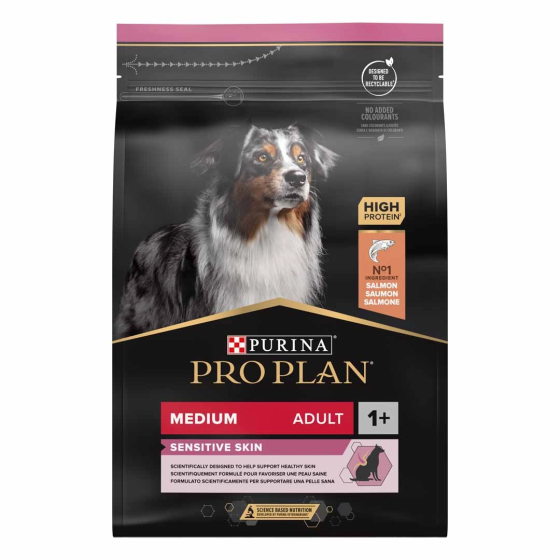 Proplan dog Adult Medium Sensitive Skin Saumon 14kg