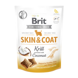 BRIT Snack Dog Skin & Coat Krill 150gr