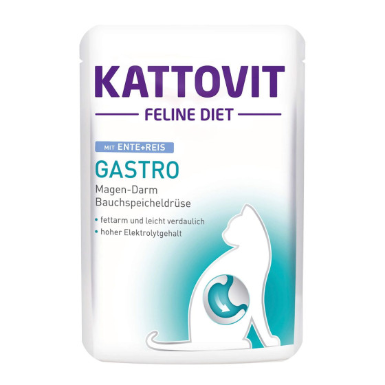 Kattovit Gastro Duck rice 24x85gr