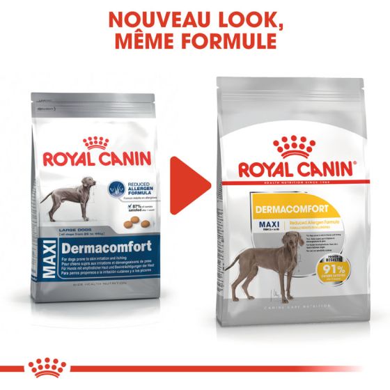 Royal Canin dog SIZE N maxi Dermacomfort 12Kg (Délai 2 à 4 jours)