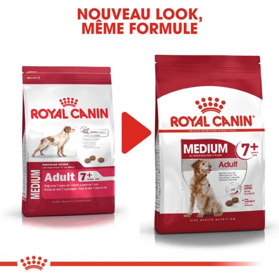 Royal Canin dog SIZE N medium adult 7+15kg (Delay 2 to 4 days)