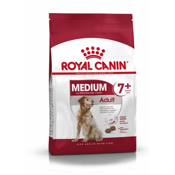 Royal Canin dog SIZE N medium adult 7+15kg(Délai 2 à 4 jours)