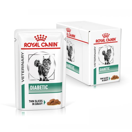 RC Vet Cat Diabetic Thin Slices in Gravy 4x12x85gr